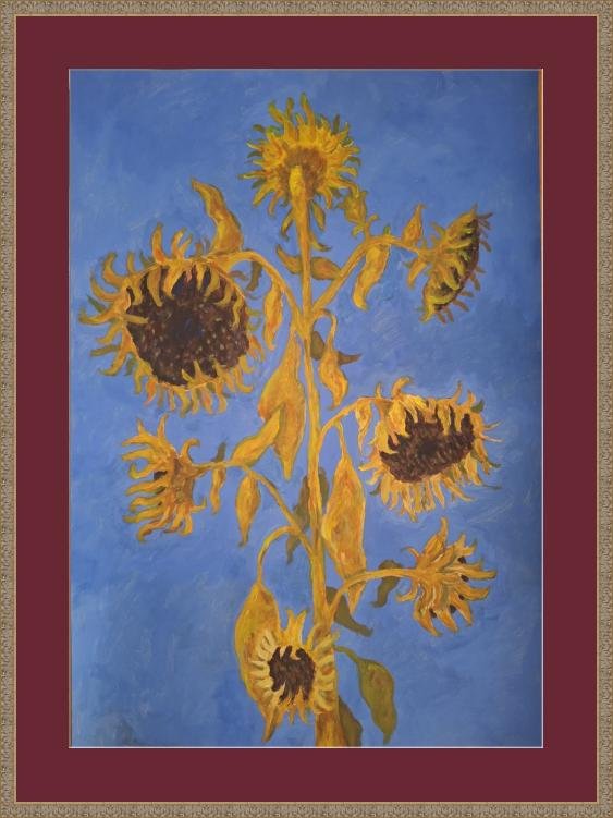 Sunflowers, Painting Dimitrije  Paštar
