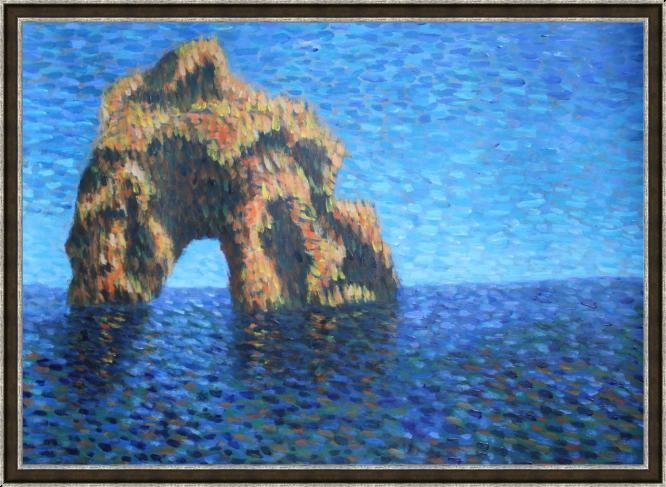 sea rock, Painting Dimitrije  Paštar