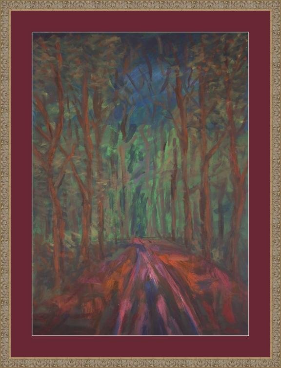 Forest, Painting Dimitrije  Paštar