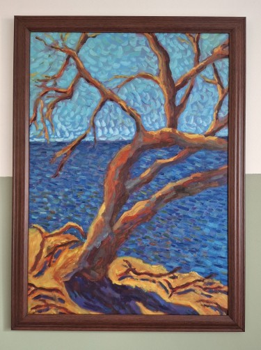 A tree on the open sea