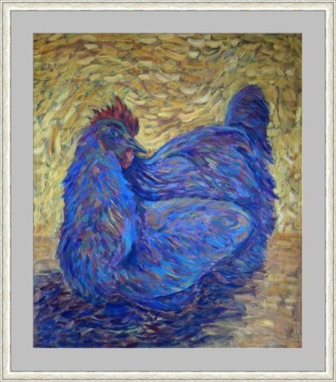Chicken, Painting Dimitrije  Paštar