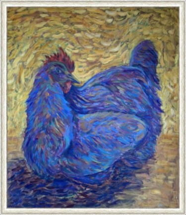 Chicken, Painting Dimitrije  Paštar