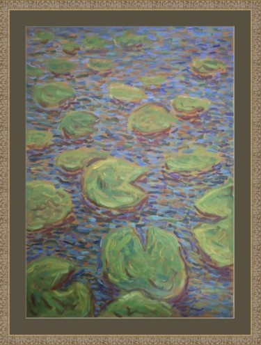 Water lilies, Painting Dimitrije  Paštar