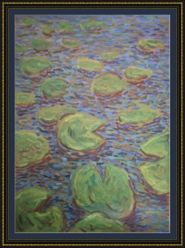 Water lilies, Painting Dimitrije  Paštar