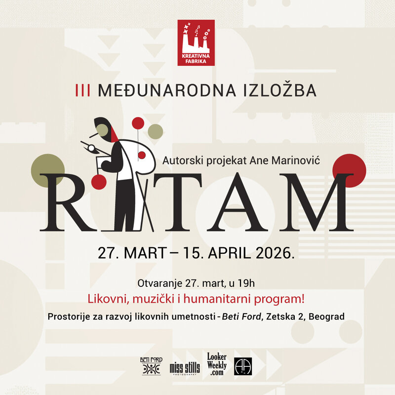 FRAGMENTI SRCA - III međunarodna izložba ,,RITAM, Slika Marija Jerković - MJ Art