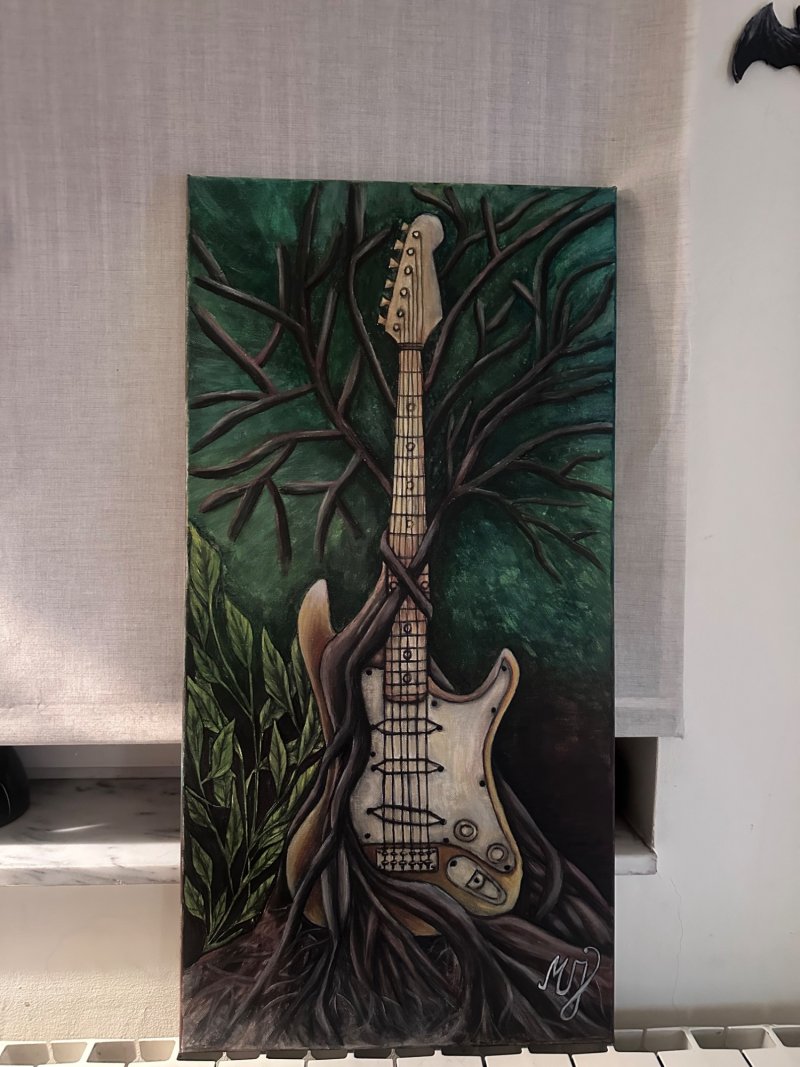 MELODIJA ŠUMSKOG DUHA, Slika Marija Jerković - MJ Art
