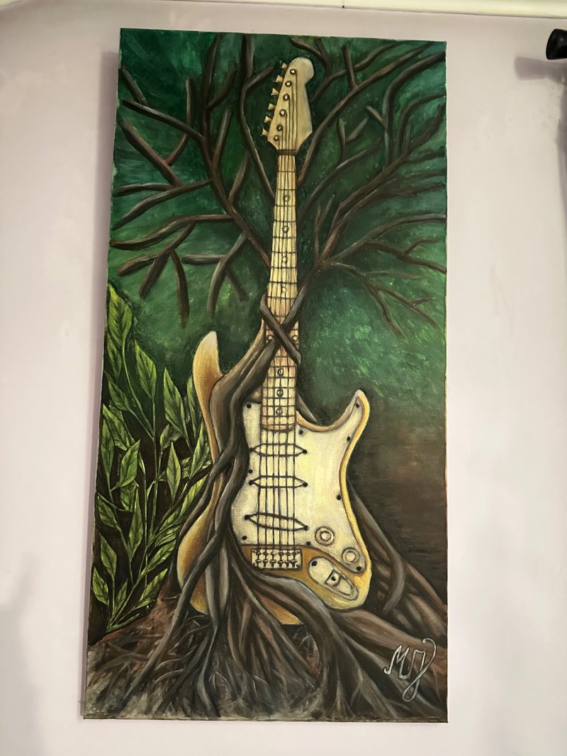 MELODIJA ŠUMSKOG DUHA, Slika Marija Jerković - MJ Art