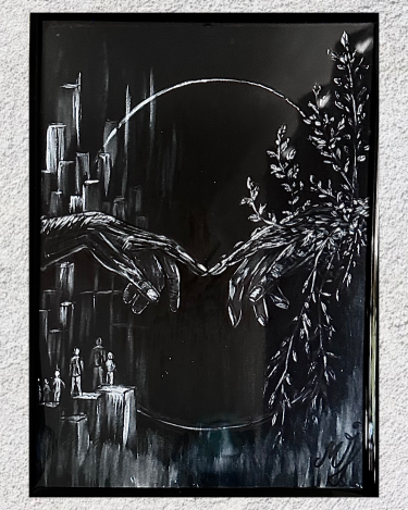 The touch between nature and man