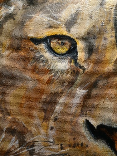 Lion, Painting Irena J