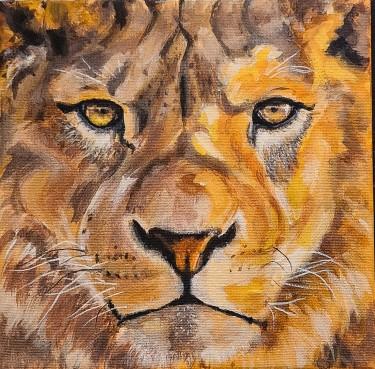 Lion, Painting Irena J