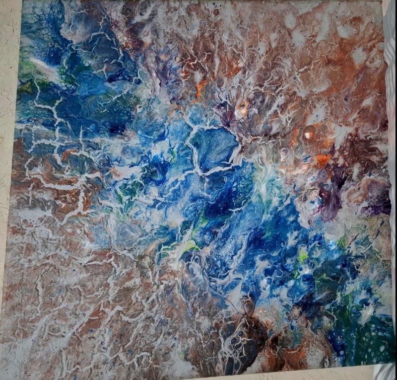 Cracks, Painting Katarina Petrovic