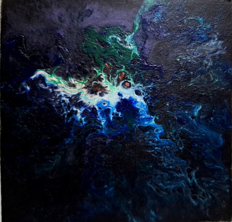 Wave, Painting Katarina Petrovic