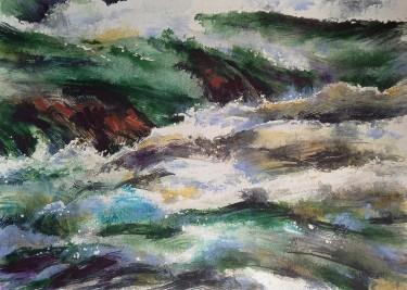 From the watercolor series ILLUSION OF WATER  by Maja Verzotti