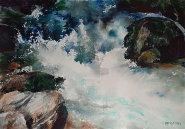 From the watercolor series ILLUSION OF WATER  by Maja Verzotti