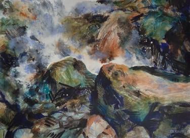 From the watercolor series ILLUSION OF WATER