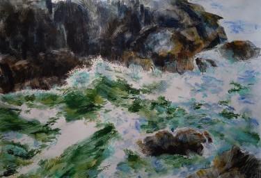 From the watercolor series ILLUSION OF WATER  by Maja Verzotti