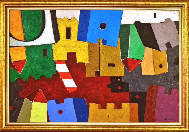 Upsidedowntown, Painting Aleksandar Lazović