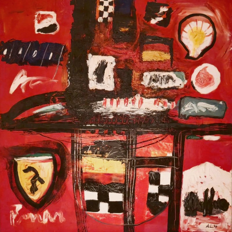 High octane, Painting Aleksandar Lazović