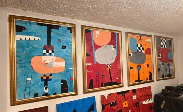 Winter - Four seasons, Painting Aleksandar Lazović