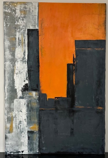 In Room: Abstract art 100x150