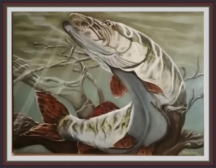 Hunter, Painting Erika Korac