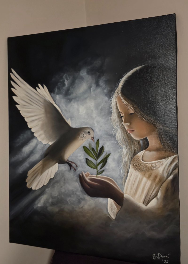 Peace, Painting Jelena Dumic