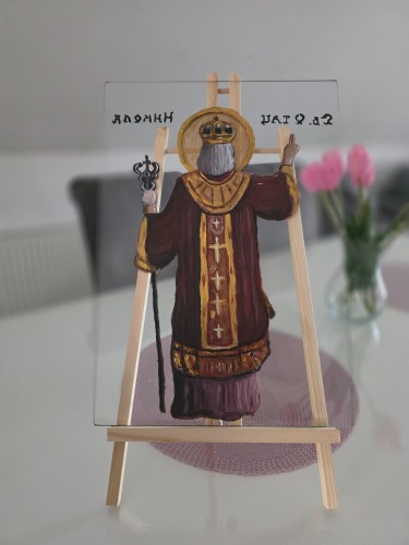 Saint Nicholas, Painting Jelena Dumic