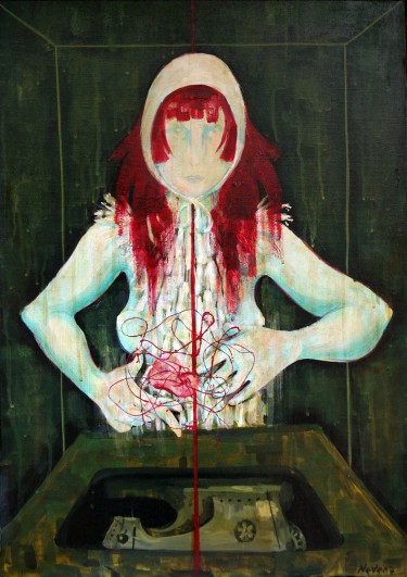 Is there escape from capitalism, Painting Nevena Micić