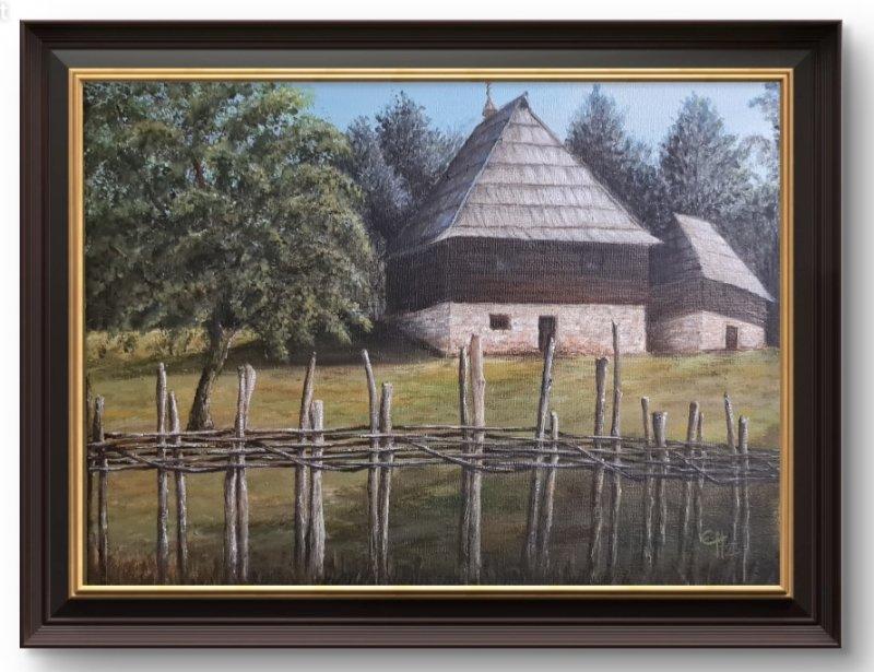 Old Sirogojno, Painting A-Elena Males Niciforovic