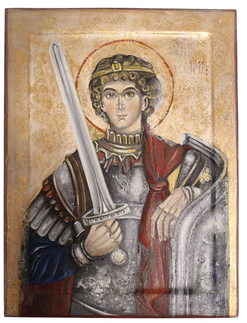 Icon of Saint George the Victorious Symbol of Courage and Faith