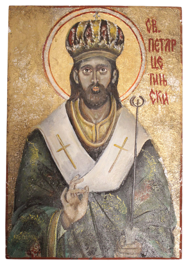 Icon of Saint Peter of Cetina – Handmade, Authentic Byzantine Style