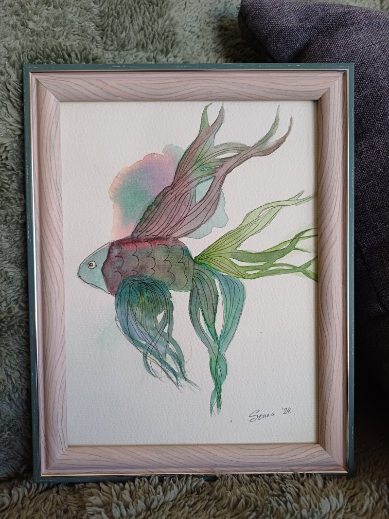 Water dance, Painting Stana