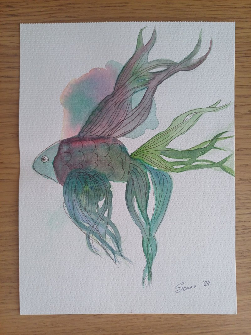 Water dance, Painting Stana