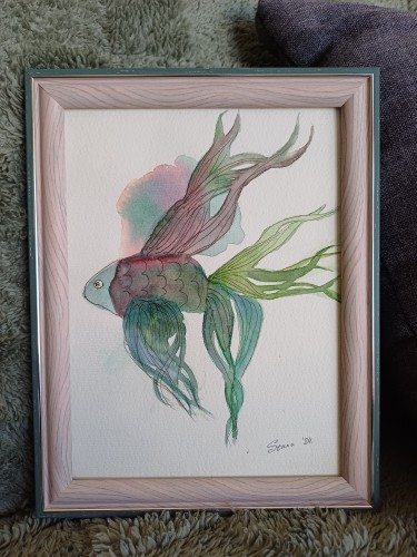 Water dance, Painting Stana