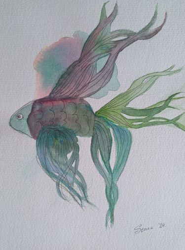 Water dance, Painting Stana