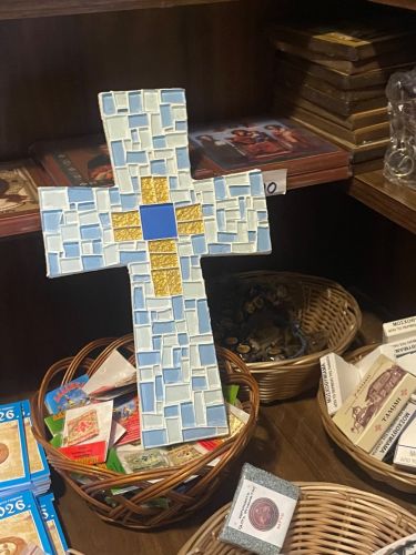 Cross in mosaic