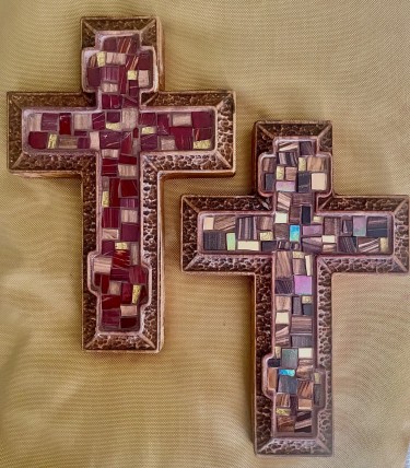 Cross mosaic, Painting Marijana Djukic