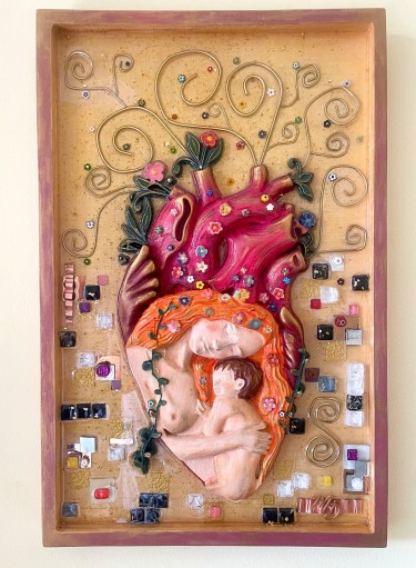 Tree of life painting mixed media
