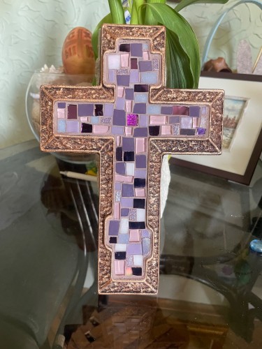 Cross mosaic, Painting Marijana Djukic