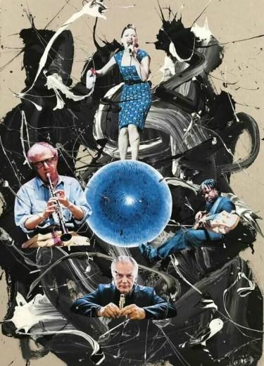Ciklus kolaza “ Jazz”, Slika Dragan Nešić