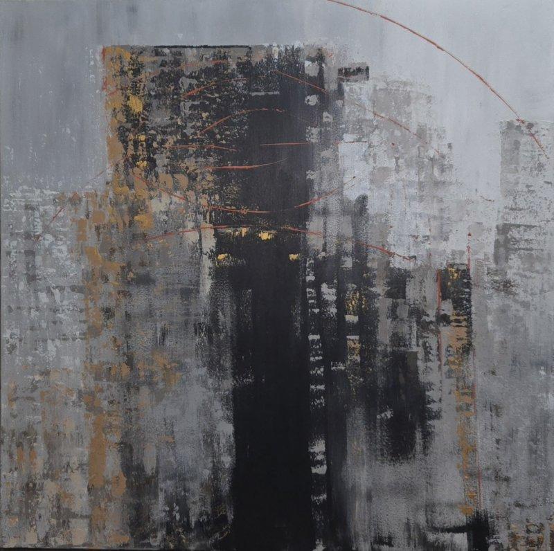 Echo of silence, Painting La mia tela Studio