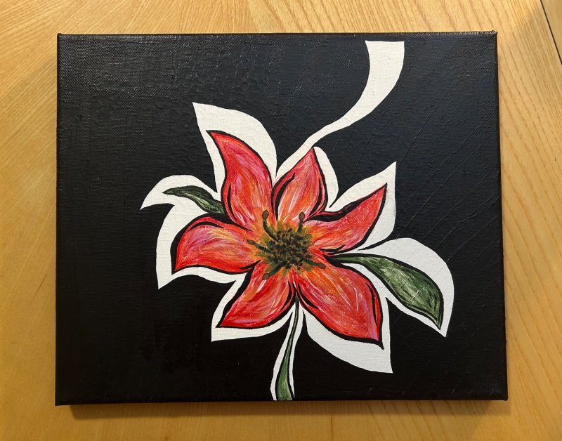 Flower, Painting milana