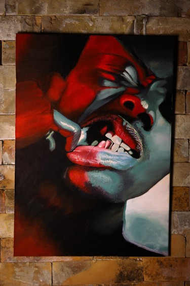 Black in color, Painting Miroslav Maslar