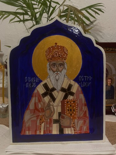 Saint Basil of Ostrog, Painting Stasa Stevanovic
