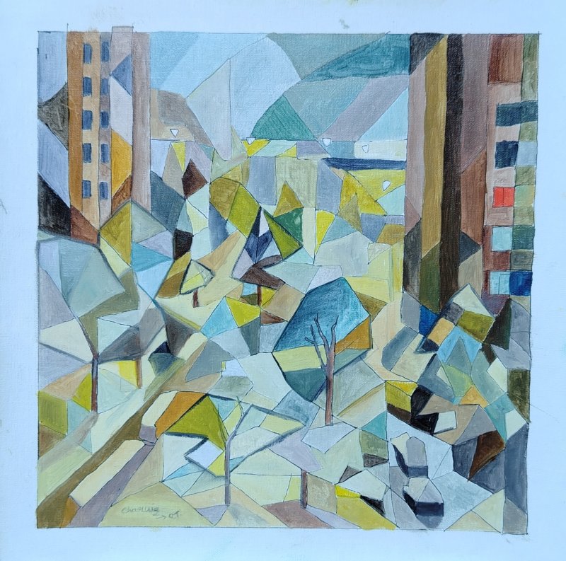 Banjica Circles, Painting Čarni Đerić