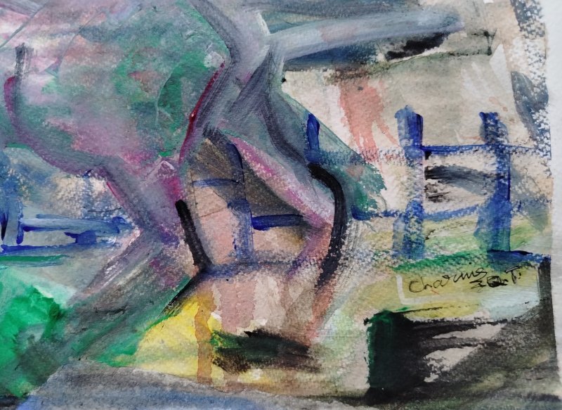 Belgrade Zoo, Painting Čarni Đerić