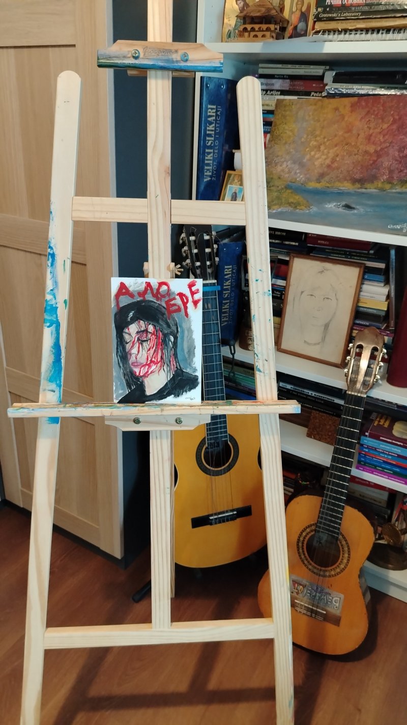 Alo bre, Painting Čarni Đerić