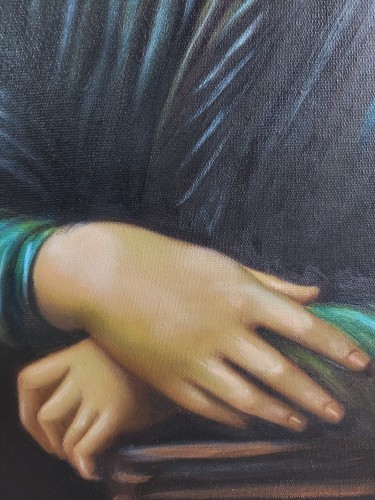 Mona Lisa Nocturne, Painting Yesign Art