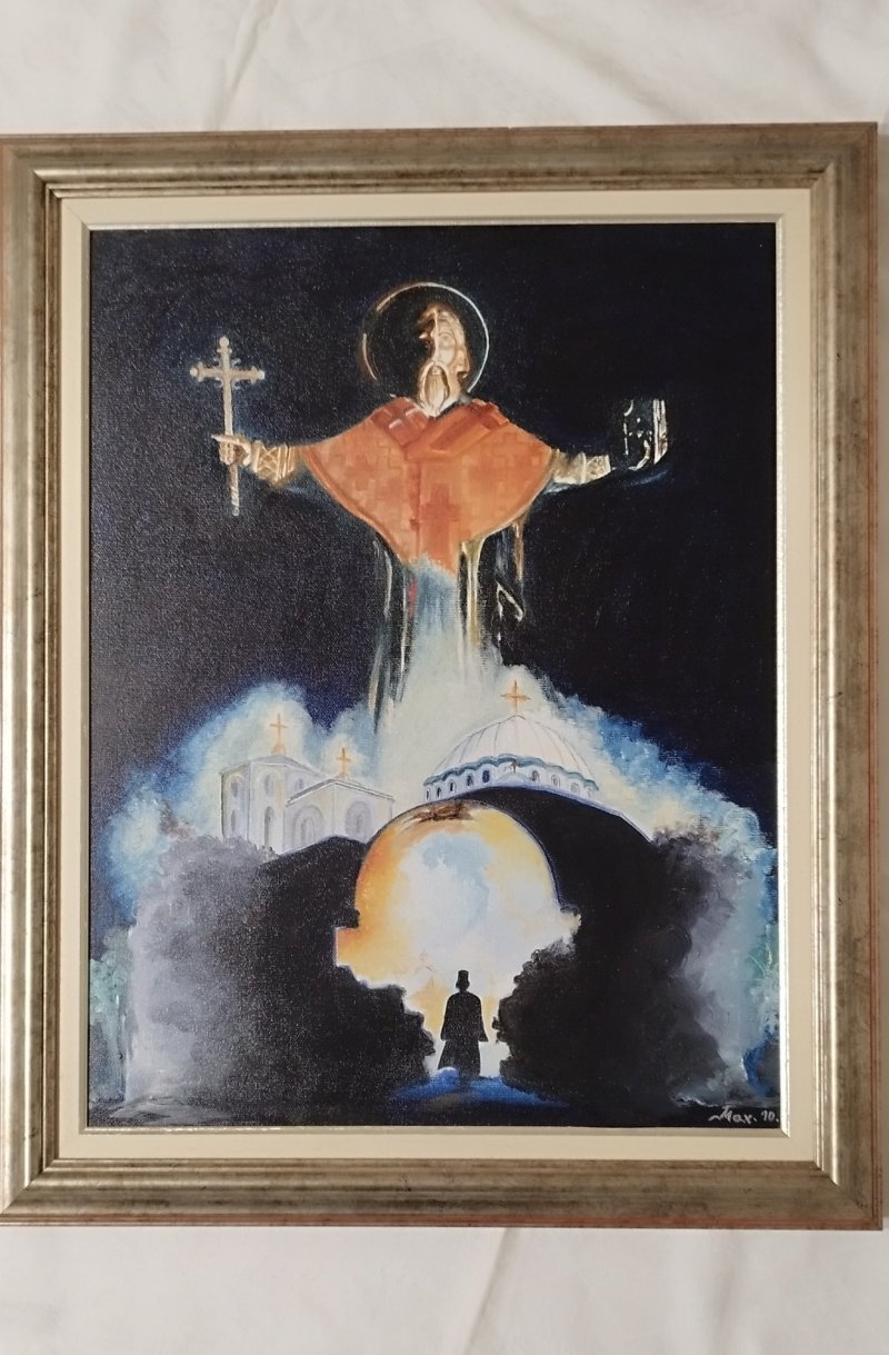 Saint Sava, Painting Vladislav Maksimovic