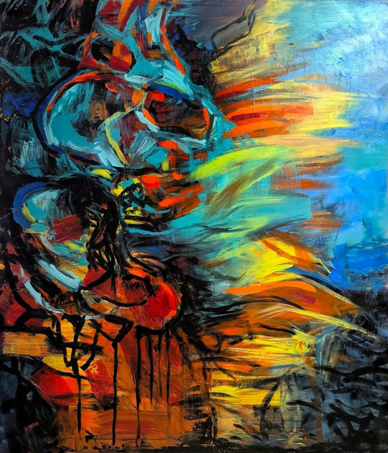 Field of Vibration, Painting Jelena Dojčinović